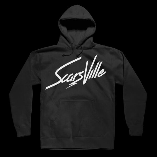 SCARSVILLE - PULLOVER HOODIE - BLACK Thumbnail