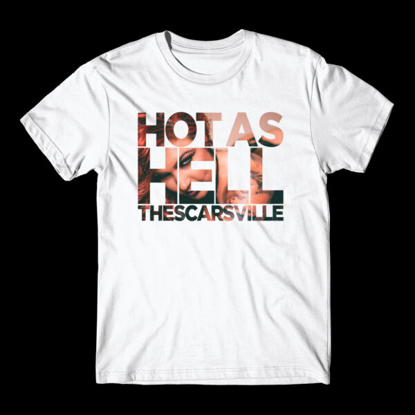 HOT AS HELL - S/S TEE - WHITE Thumbnail