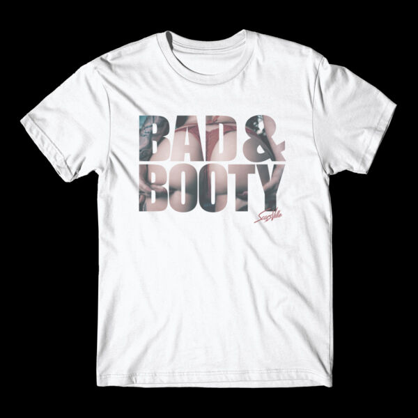 BAD & BOOTY - S/S TEE - WHITE Thumbnail