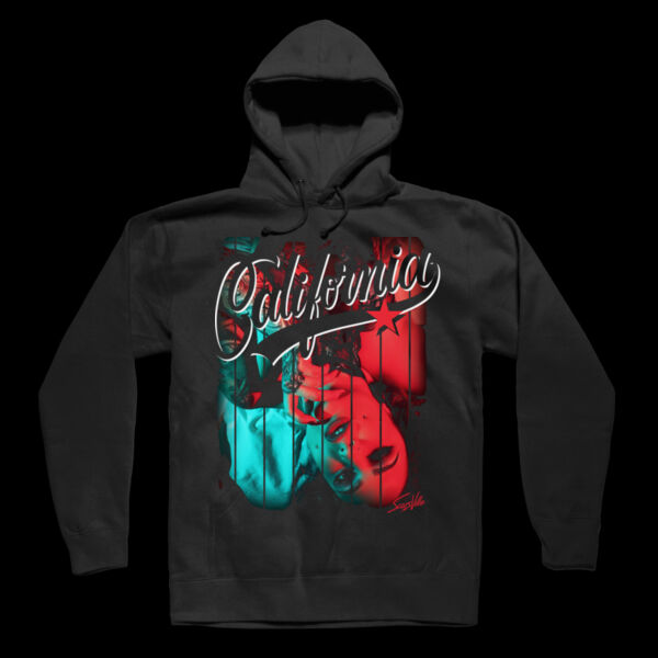 CALIFORNIA - PULLOVER HOODIE - BLACK - JFENYV Thumbnail