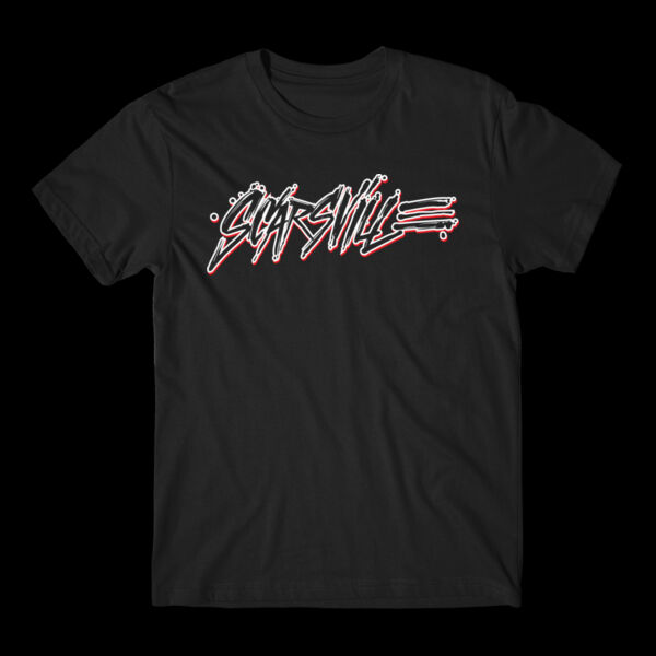 SCARSVILLE LOGO 2 - PREMIUM S/S TEE - BLACK Thumbnail